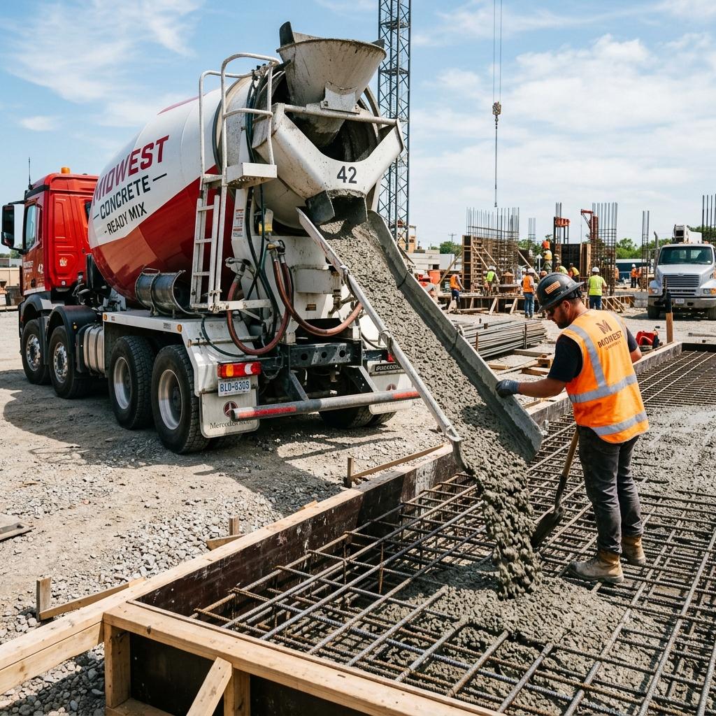 Ready Mix Concrete RMC Supplier Nagpur - M20 M25 M30 grade concrete delivery